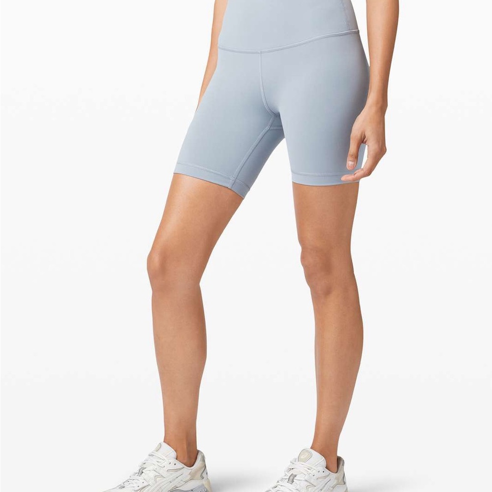 lululemon wunder train shorts - chambray